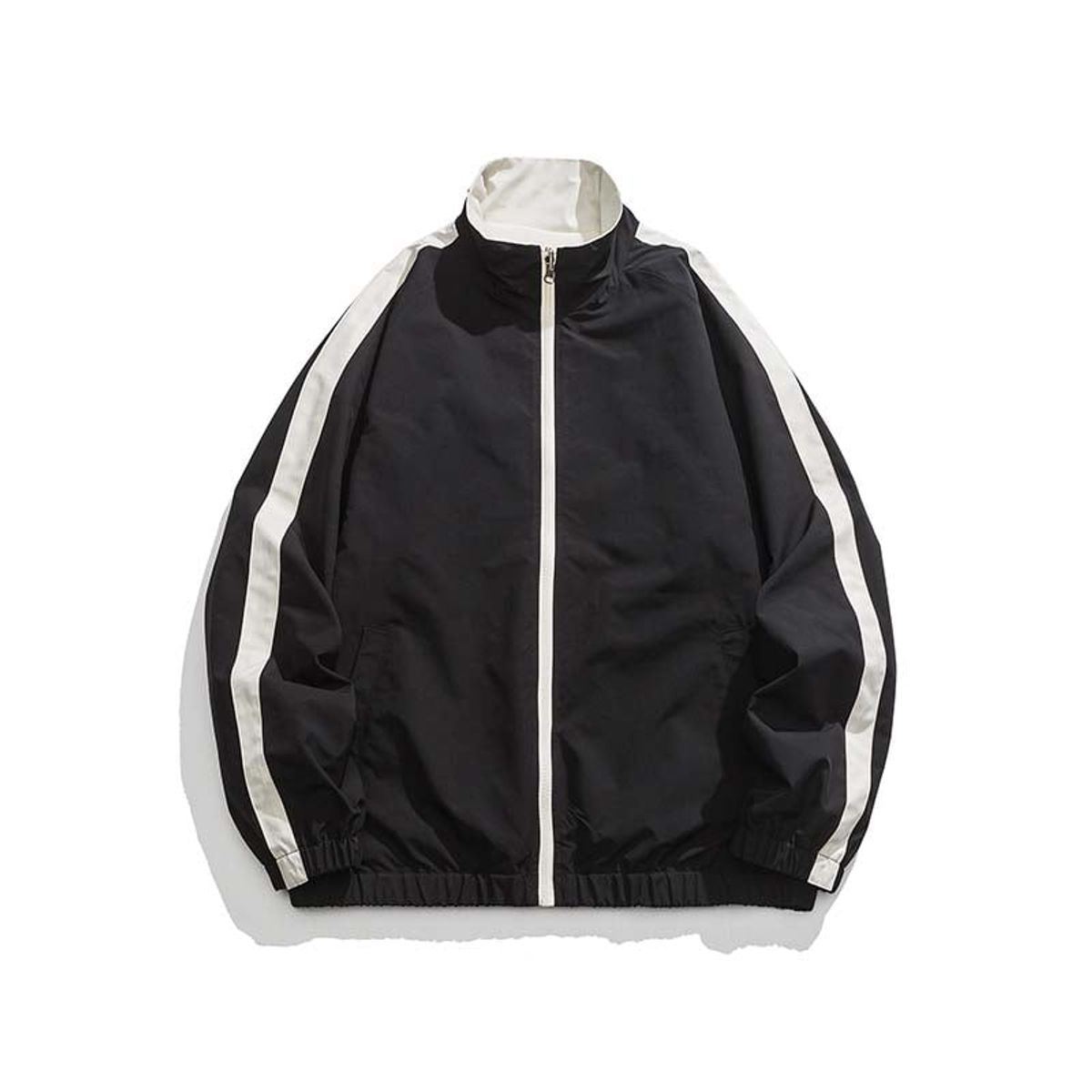 KNOWMLAB - Chaqueta Casual Hombre Con Doble Cara Negro.