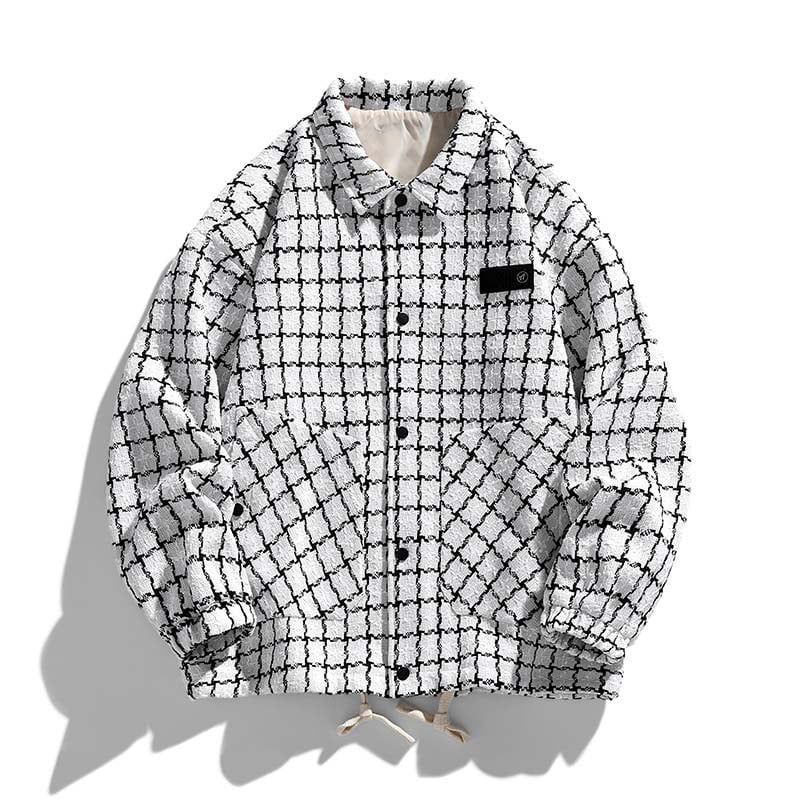 KNOWMLAB - Chaqueta Casual Hombre Blanco.