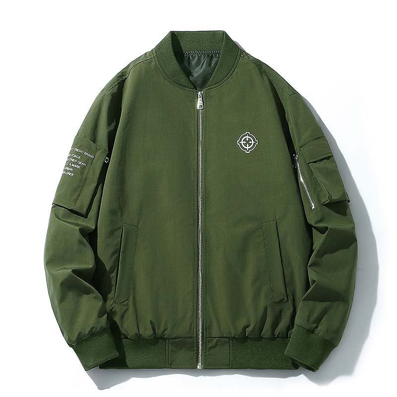 KNOWMLAB - Chaqueta Casual Hombre Verde.