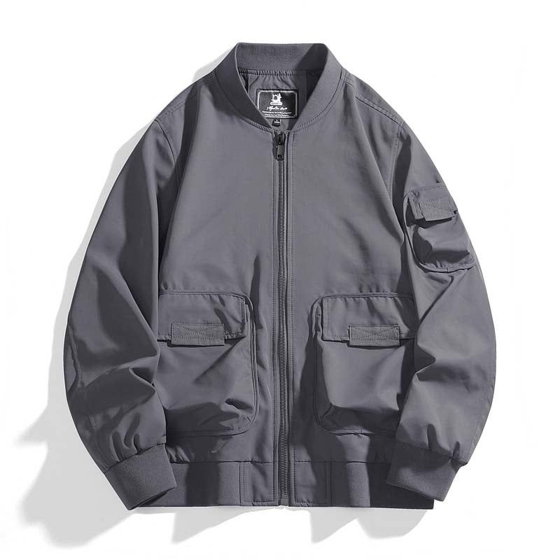 KNOWMLAB - Chaqueta Casual Hombre Negro.