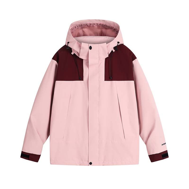 KNOWMLAB - Chaqueta Casual Hombre Con Sombrero Rojo