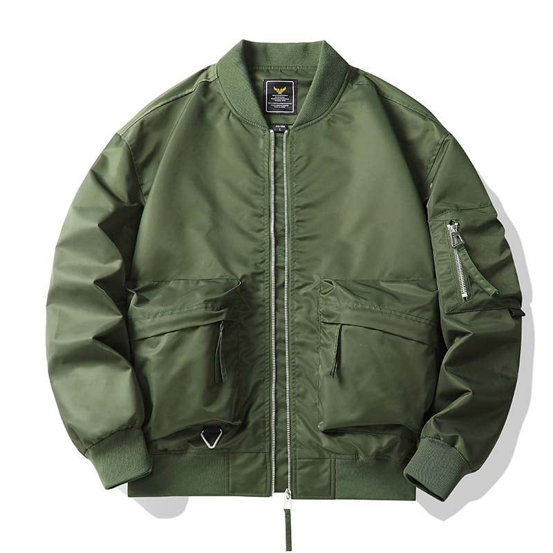 KNOWMLAB - Chaqueta Casual Hombre Verde.