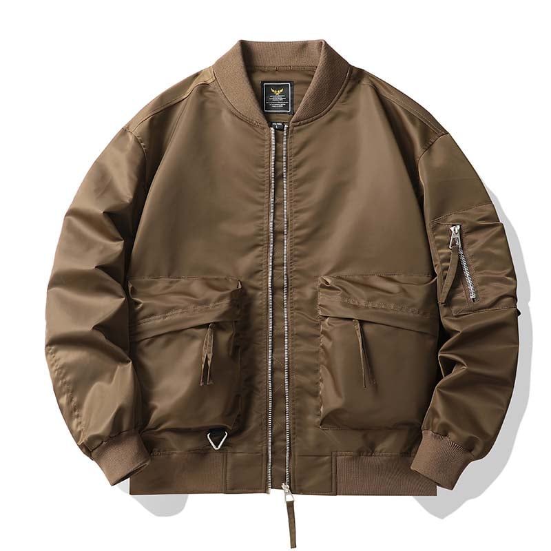 KNOWMLAB - Chaqueta Casual Hombre Verde
