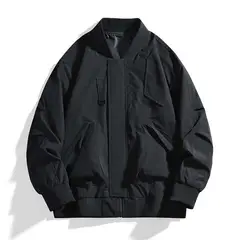 KNOWMLAB - Chaqueta Casual Hombre Negro