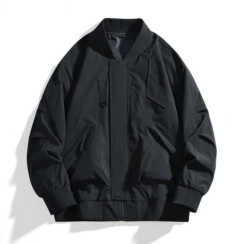 KNOWMLAB - Chaqueta Casual Hombre Negro