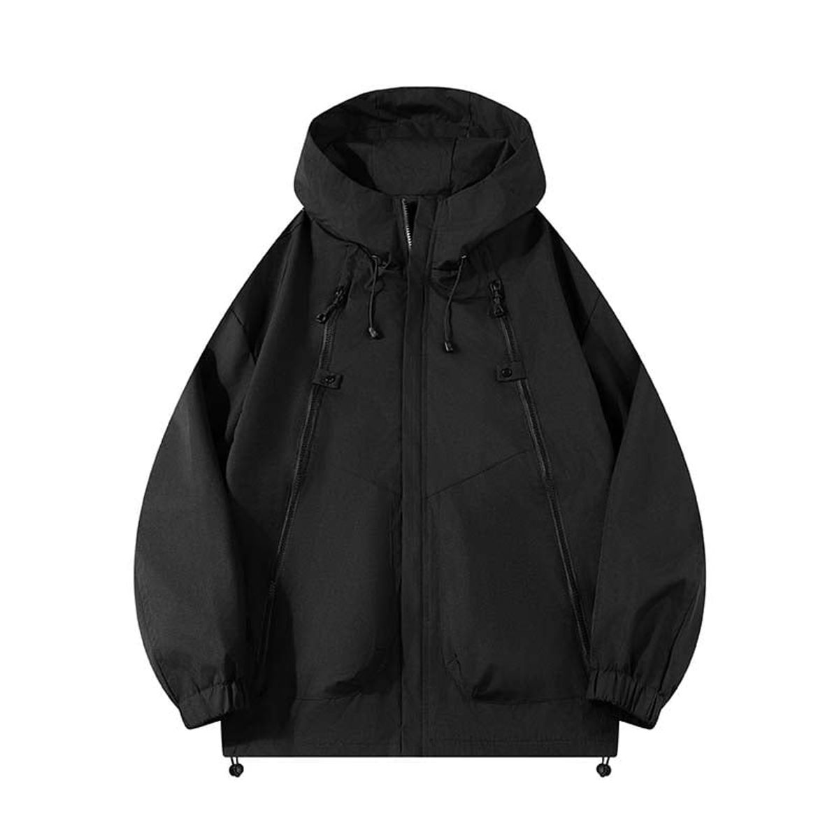 KNOWMLAB - Chaqueta Casual Hombre Con Sombrero Verde