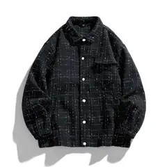KNOWMLAB - Chaqueta Casual Hombre Negro.