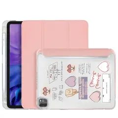 GENERICO - Carcasa Funda Smart Cover Para iPad 10,2 9na 8va 7ma Gen Rosado