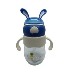 GENERICO - Vaso Antiderrame Con Bombilla Y Asas Para Bebé 350ml 6m+