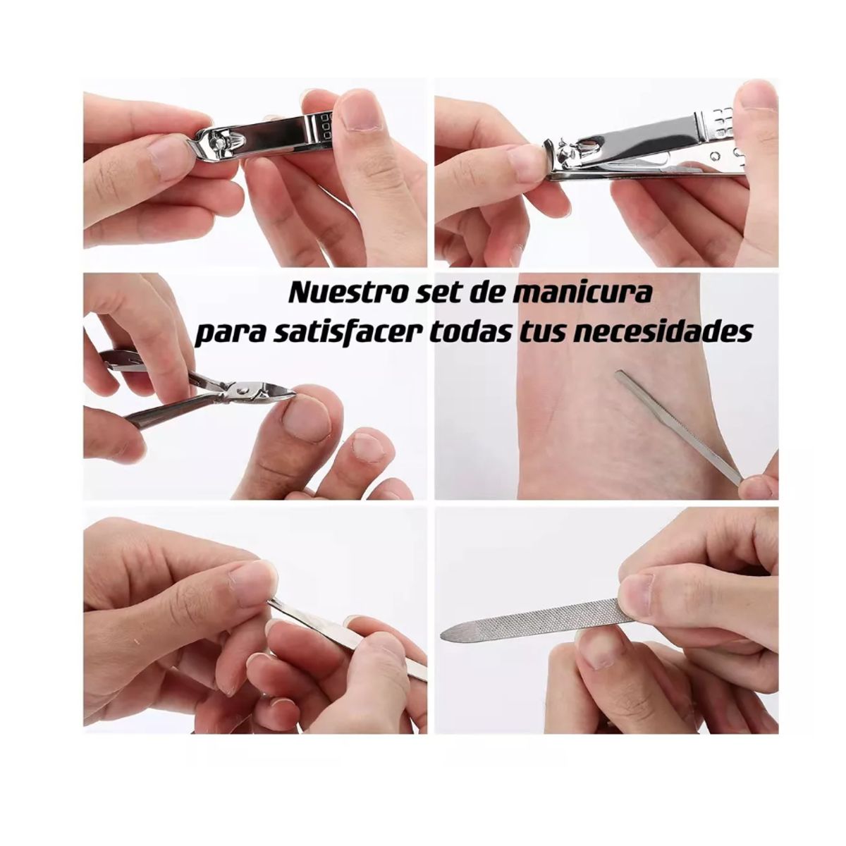 GENERICO - Kit Manicure Set Para Uñas 19 Piezas