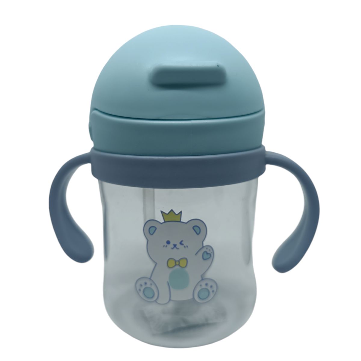 GENERICO - Vaso Antiderrame Con Bombilla Y Asas Para Bebé 250ml 6m+