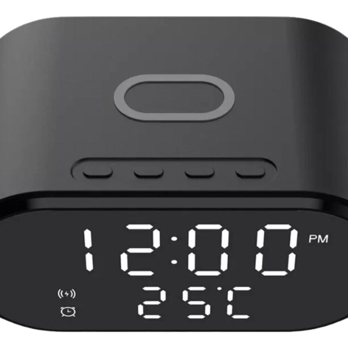 IMPORTCLICK - Reloj Digital Despertador Alarma Carga Inalámbrica Termómetro