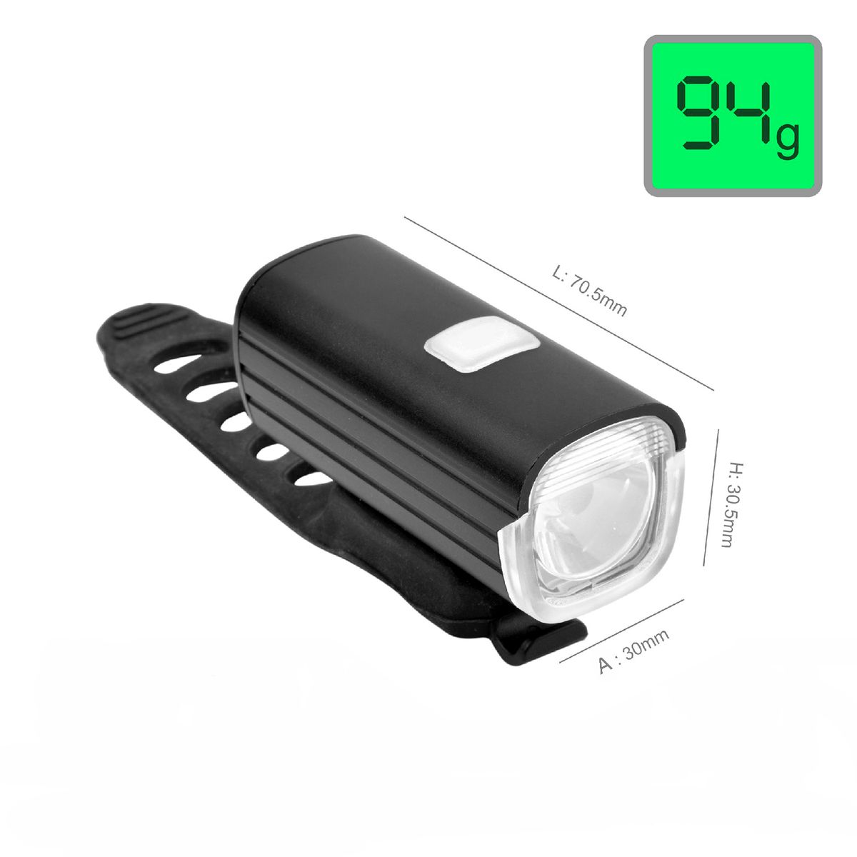 TRIP - LUZ DELANTERA TRIP USB SPARK - 400 LM