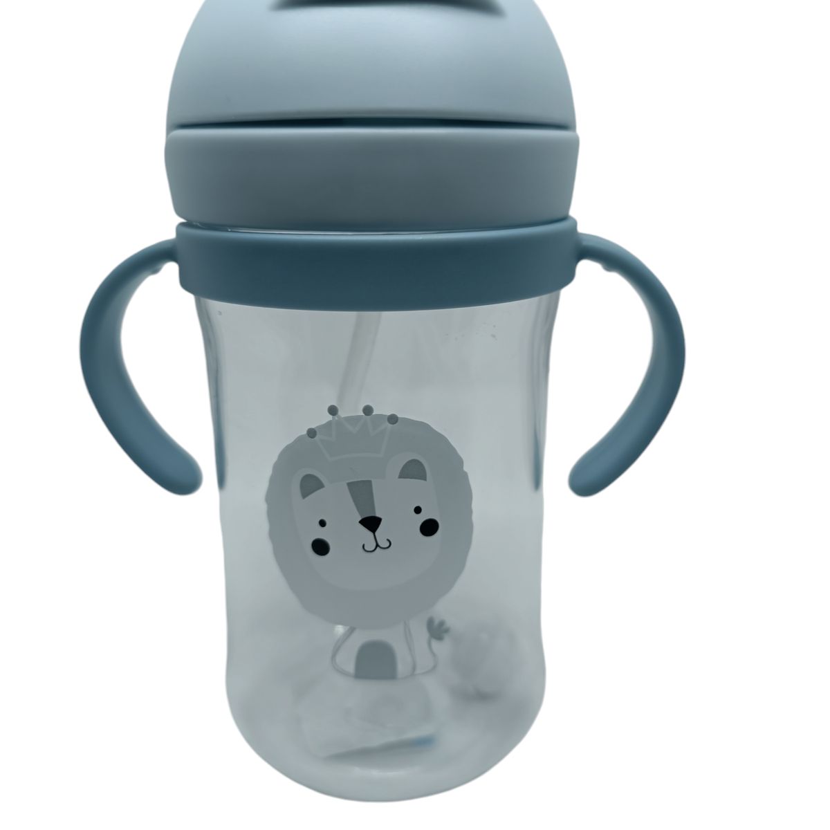 GENERICO - Vaso Antiderrame Con Bombilla Y Asas Para Bebé 350ml 6m+