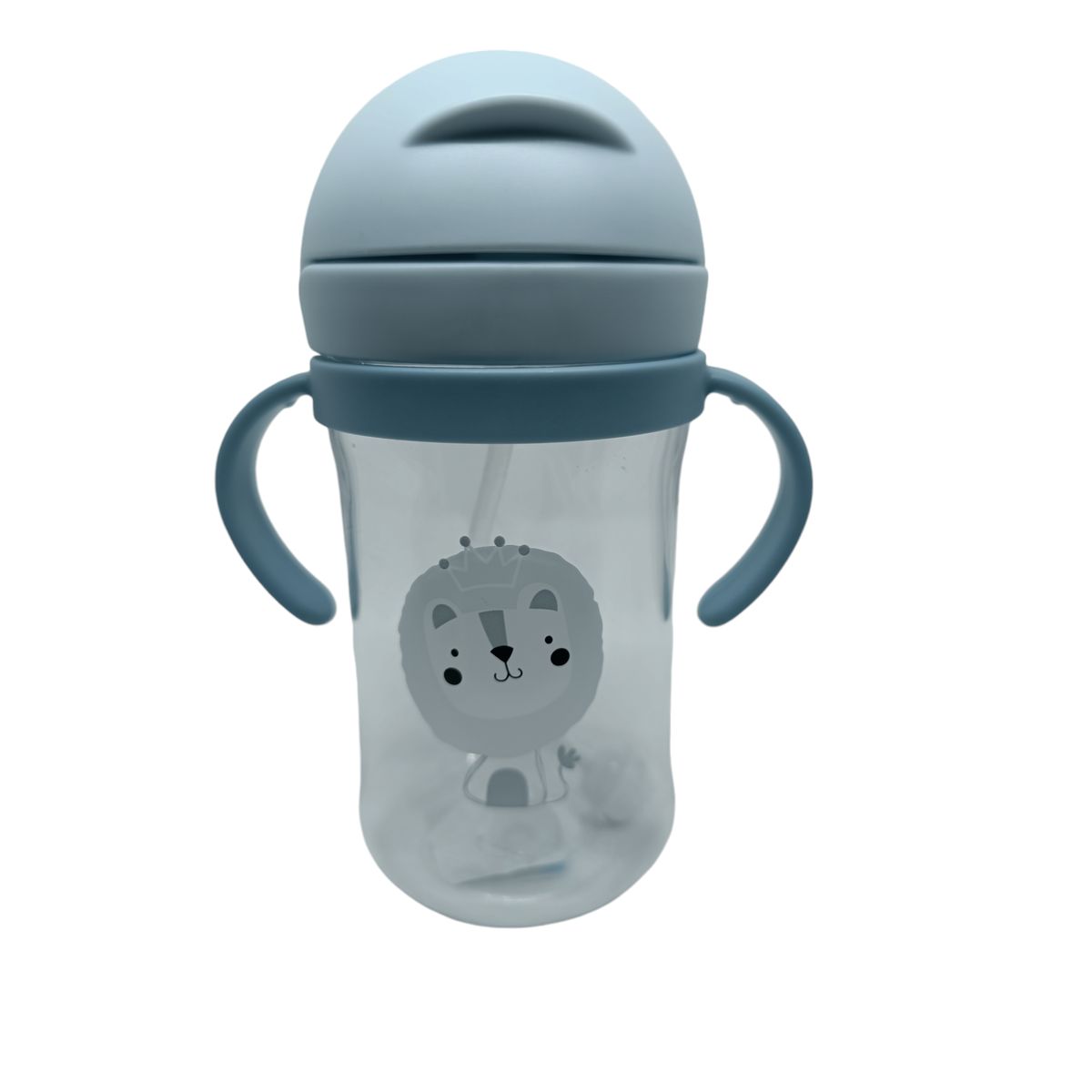 GENERICO - Vaso Antiderrame Con Bombilla Y Asas Para Bebé 350ml 6m+