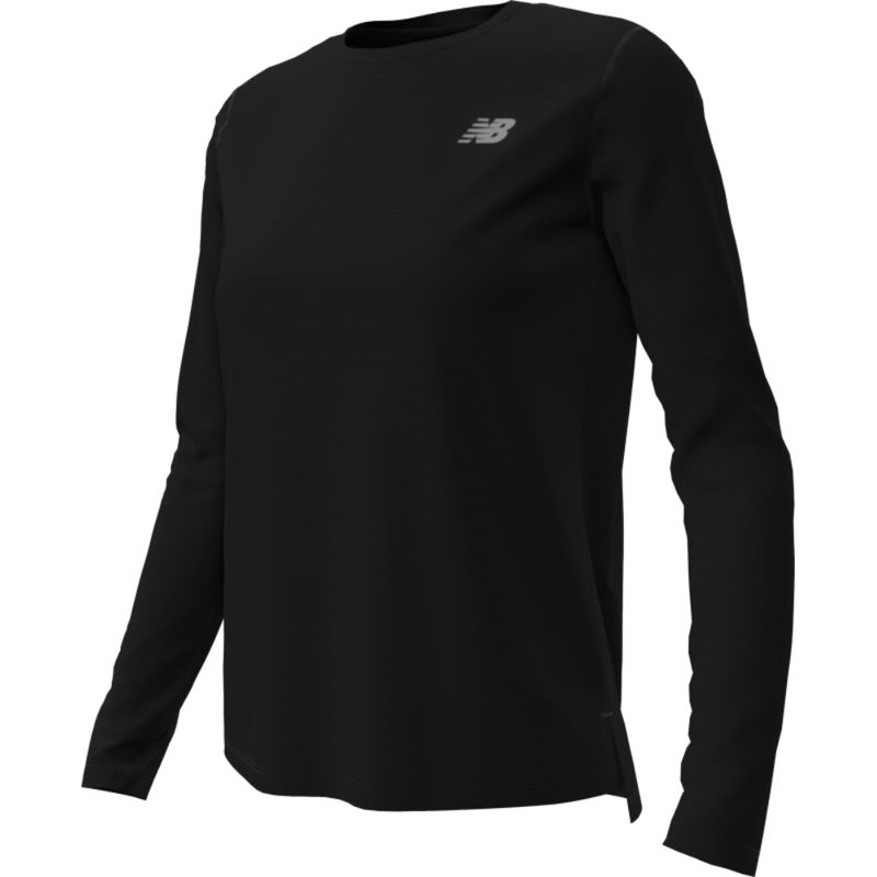 NEW BALANCE - Polera Manga Larga Mujer Running New Balance WT41225BK Negro