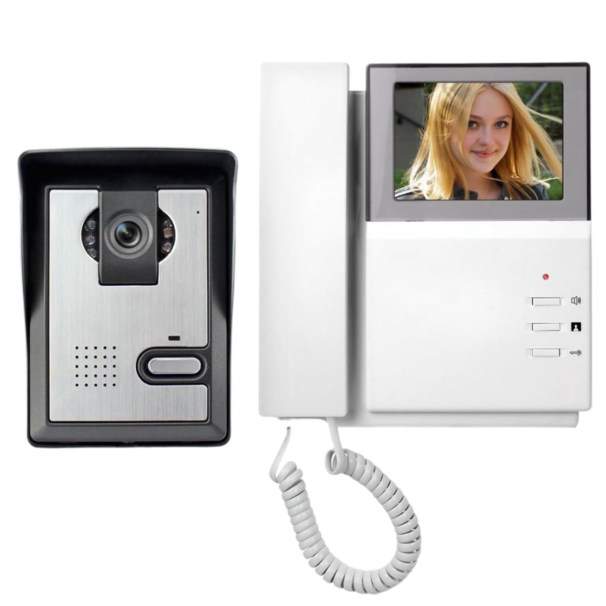 GENERICO - Video Portero Citofono Timbre Vision Nocturna Monitor Camara