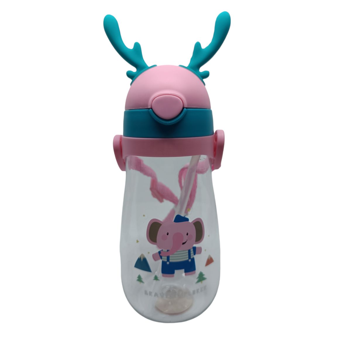 GENERICO - Vaso Antiderrame Con Bombilla Y Asas Para Bebé 580ml 6m+