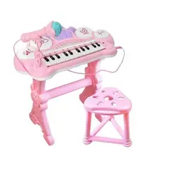GENERICO - Teclado Electrónico Piano Para Niños Musical Con Micrófono