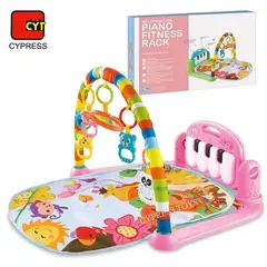 GENERICO - Gimnasio Con Piano Para Bebe color Rosado