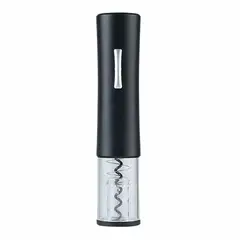 HOMESTAR - Sacacorchos Eléctrico para Vino Negro Mate