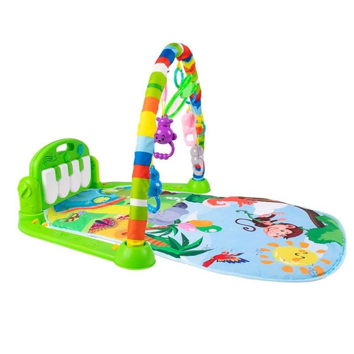 GENERICO - Gimnasio Con Piano Para Bebe color VERDE