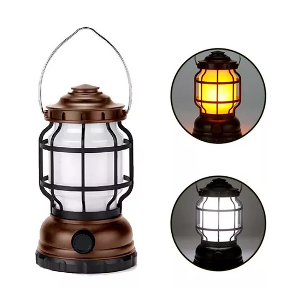 GENERICO - Linterna Retro De Camping LED Vintage