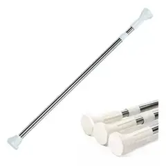 GENERICO - Barra Extensible 140-260 Cms Cortina Visillo Acero Cromado