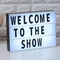 Tablero de Letras Iluminado LED Personalizable