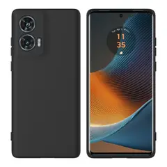 GENERICO - Carcasa Funda Color Para Motorola Edge 50 Fusion - Negro