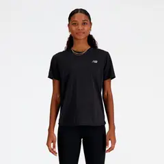 NEW BALANCE - Polera Mujer Running Negro