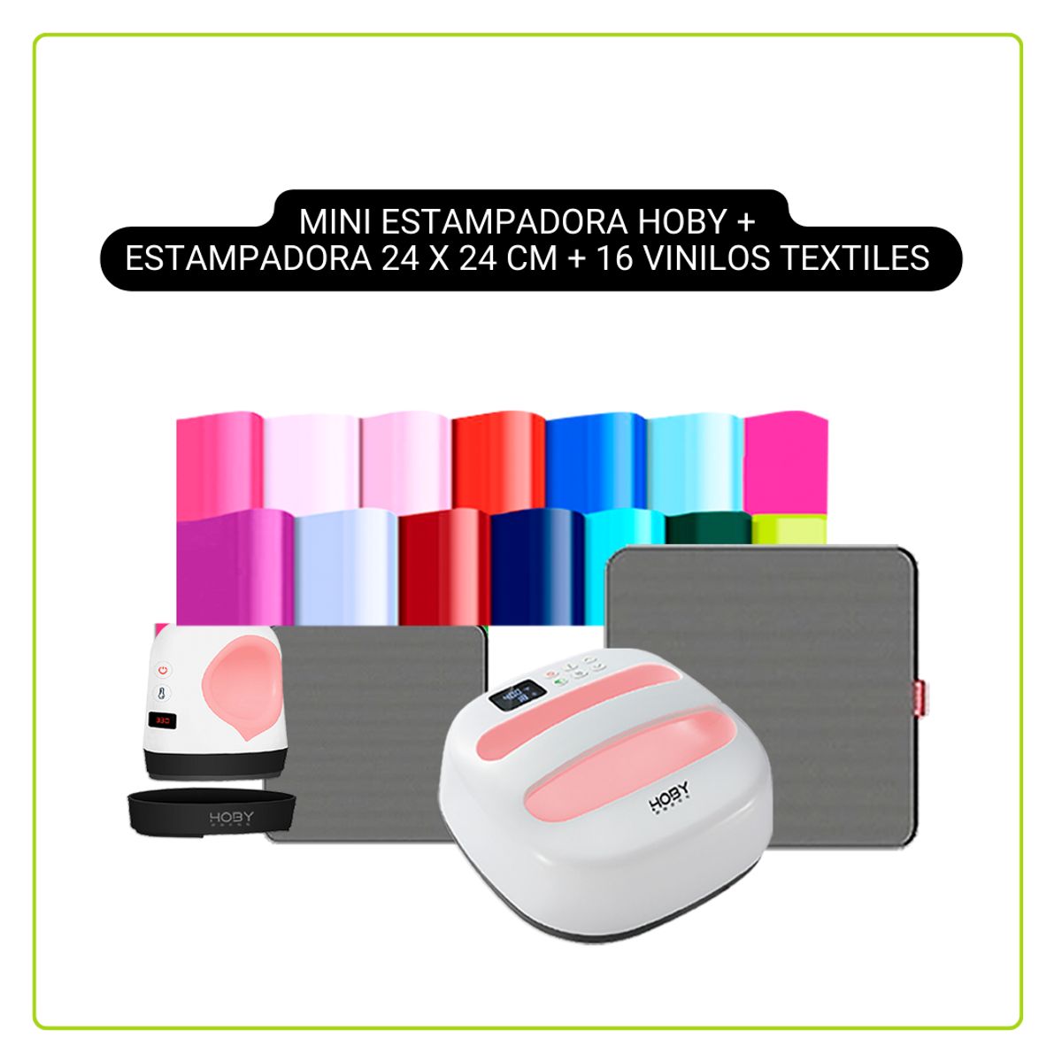 GENERICO - Estampadora 24x24cm mini estampadora hoby insumos