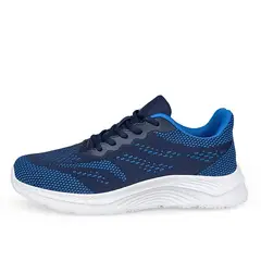 SHANDIAN - Zapatillas Running Hombre Azul