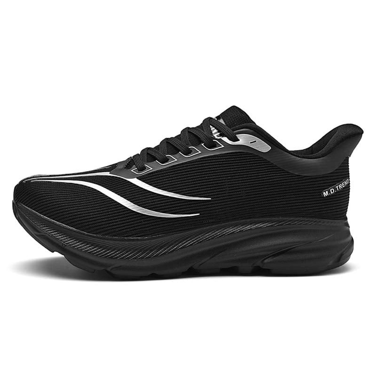 SHANDIAN - Zapatillas Running Hombre Negro