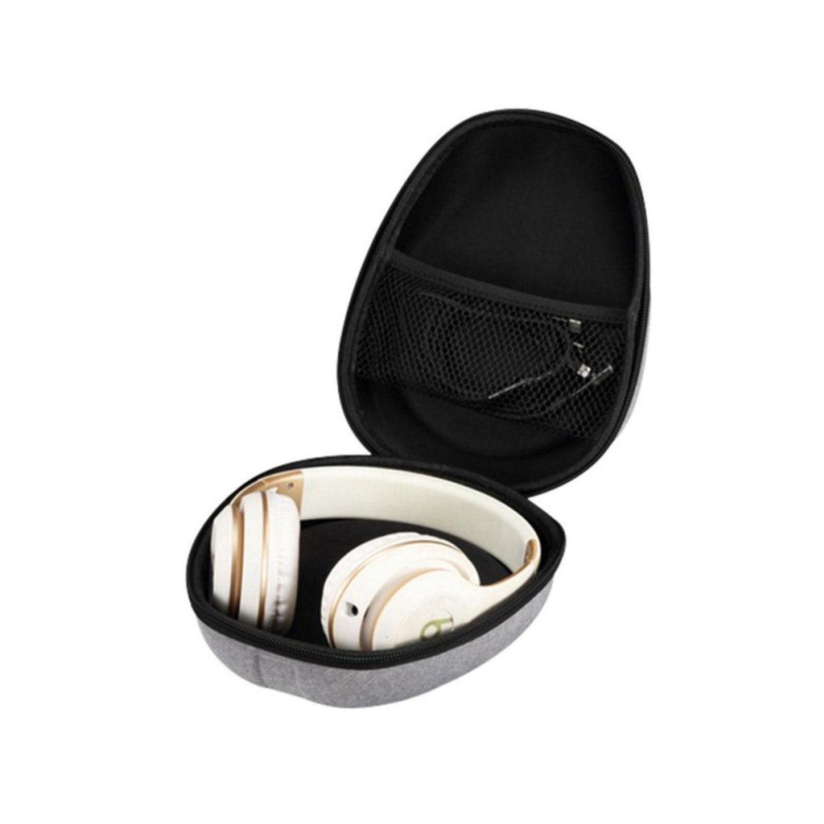 GENERICO - Estuche rígido para Audífonos color gris  Beat Tools