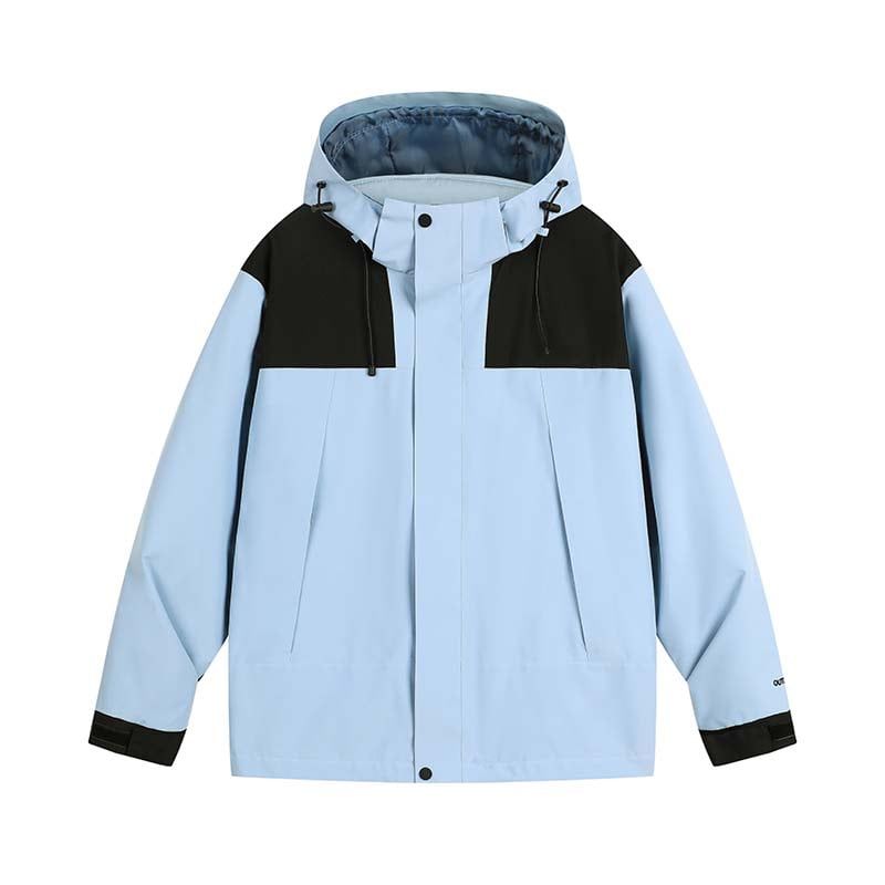 KNOWMLAB - Chaqueta Casual Hombre Con Sombrero Azul.