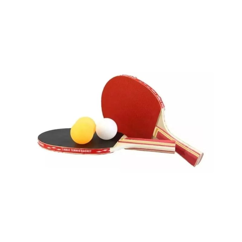 IMPORTCLICK - Set 2 Paletas Ping Pong 3 Pelotas DLX IMPORTCLICK