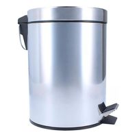 Papelero Basurero Pedal 3 LT Acero Inoxidable