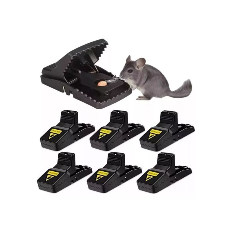 IMPORTCLICK - Pack 6 Trampas Para Ratones Efectiva Fácil Segura IMPORTCLICK
