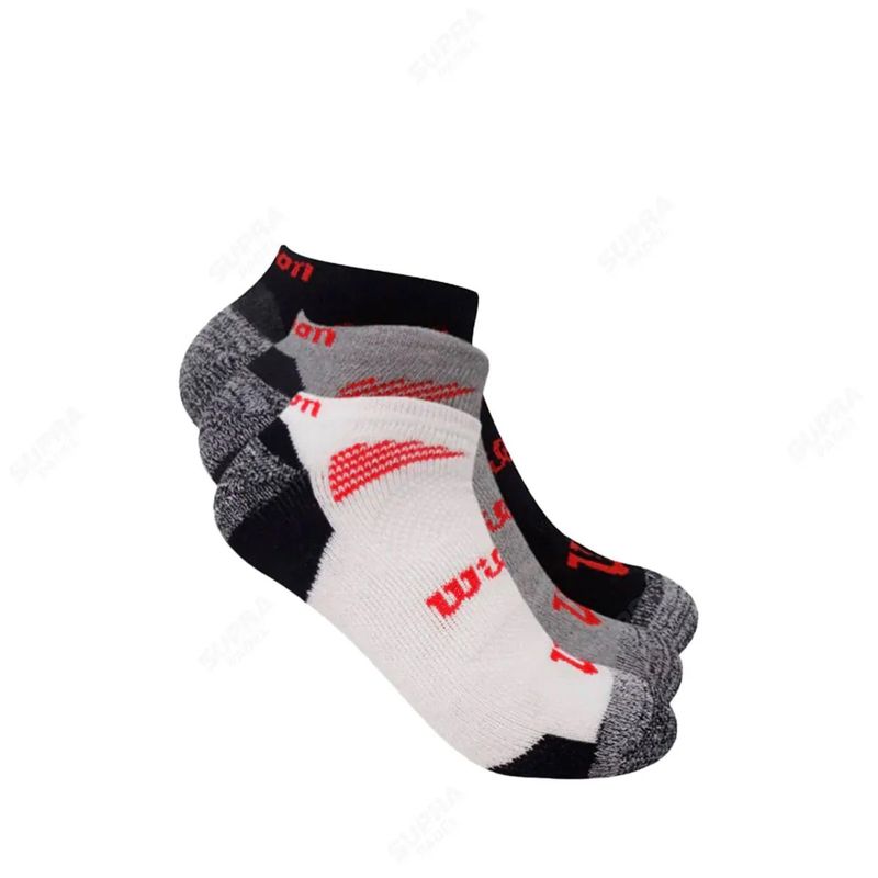 WILSON - Calcetín Deportivo Wilson Tricolor - 3 Pares
