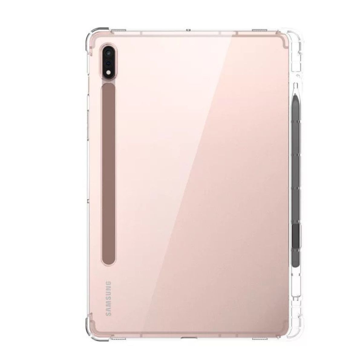 GENERICO - Carcasa Transparente Para Samsung Tab S7/s8 11 Pulgadas Con Ranura