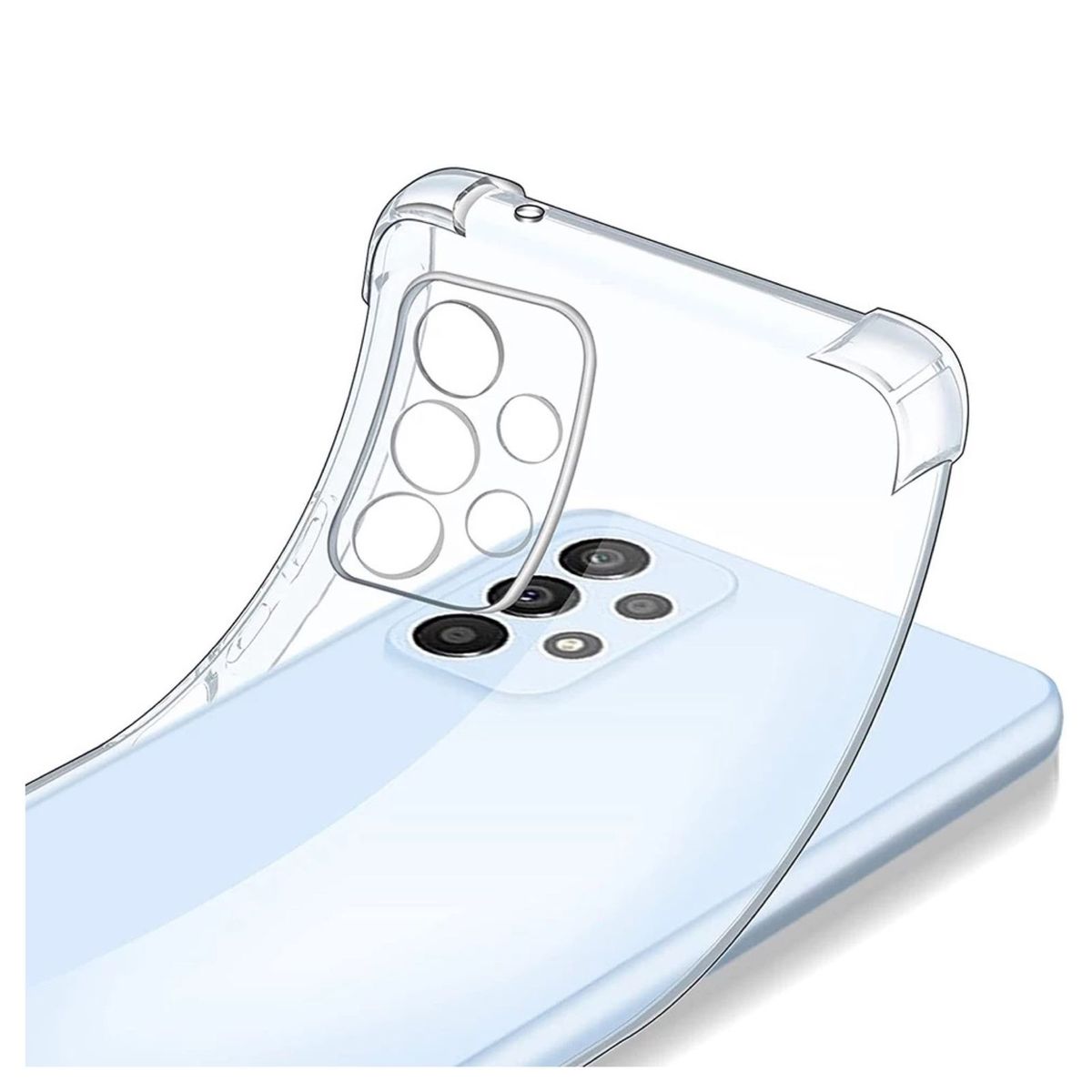 GENERICO - Carcasa Para Samsung A73 5g Transparente Reforzada