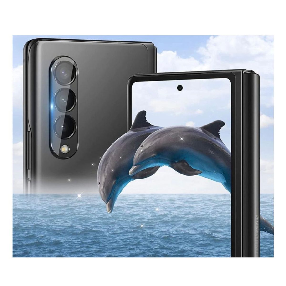 GENERICO - Mica Lámina De Cámara Para Samsung Z Fold 3 5g