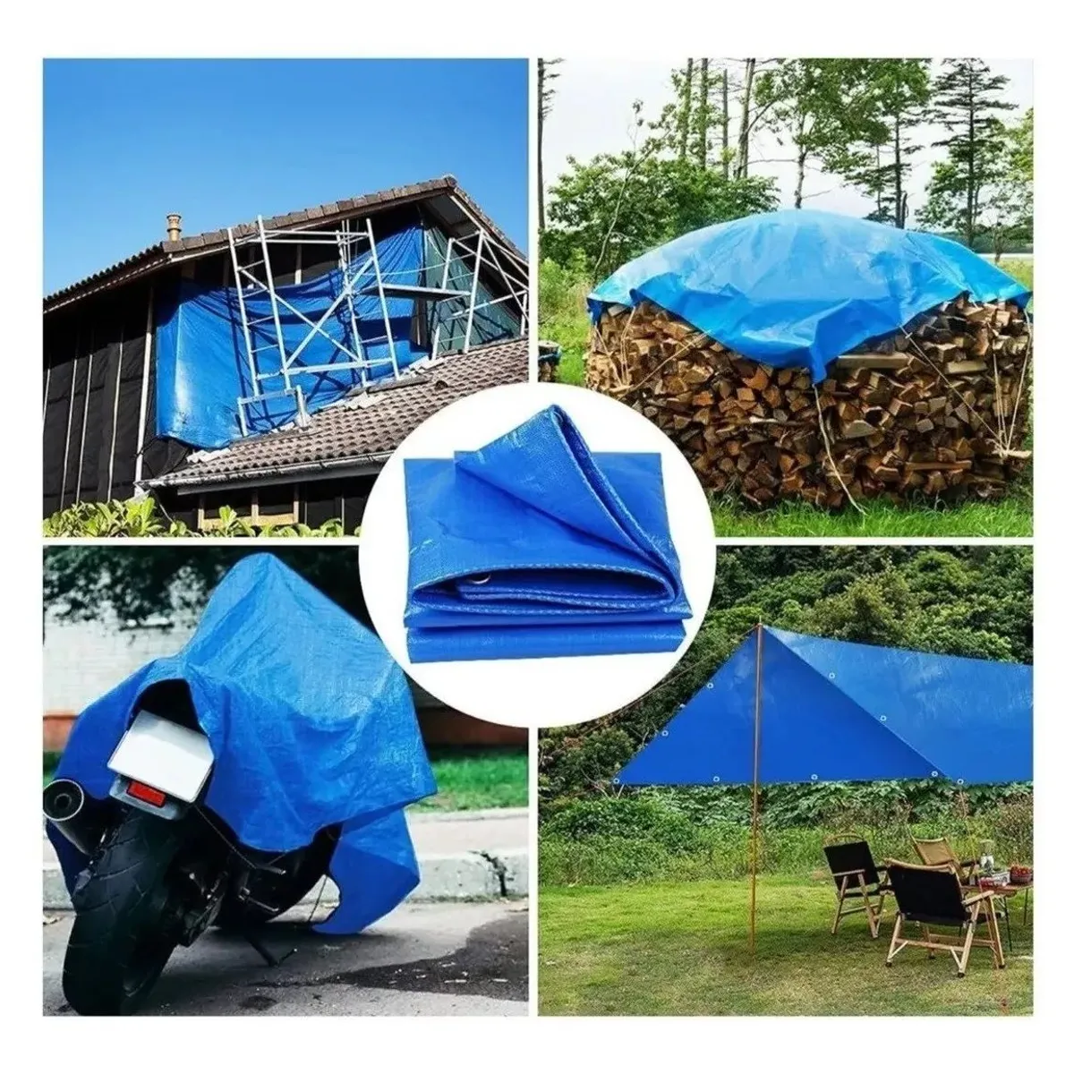 SHOP EHOME BAG - Carpa Lona Funda Impermeable Multiuso 4 X 5 Metros