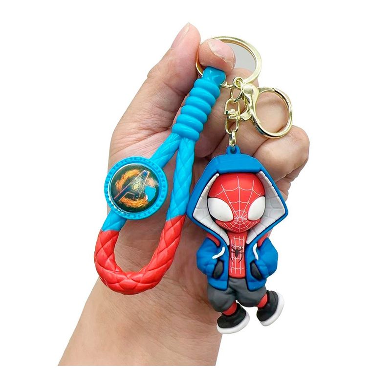 GENERICO - Llaveros Personajes Deadpool y Spiderman