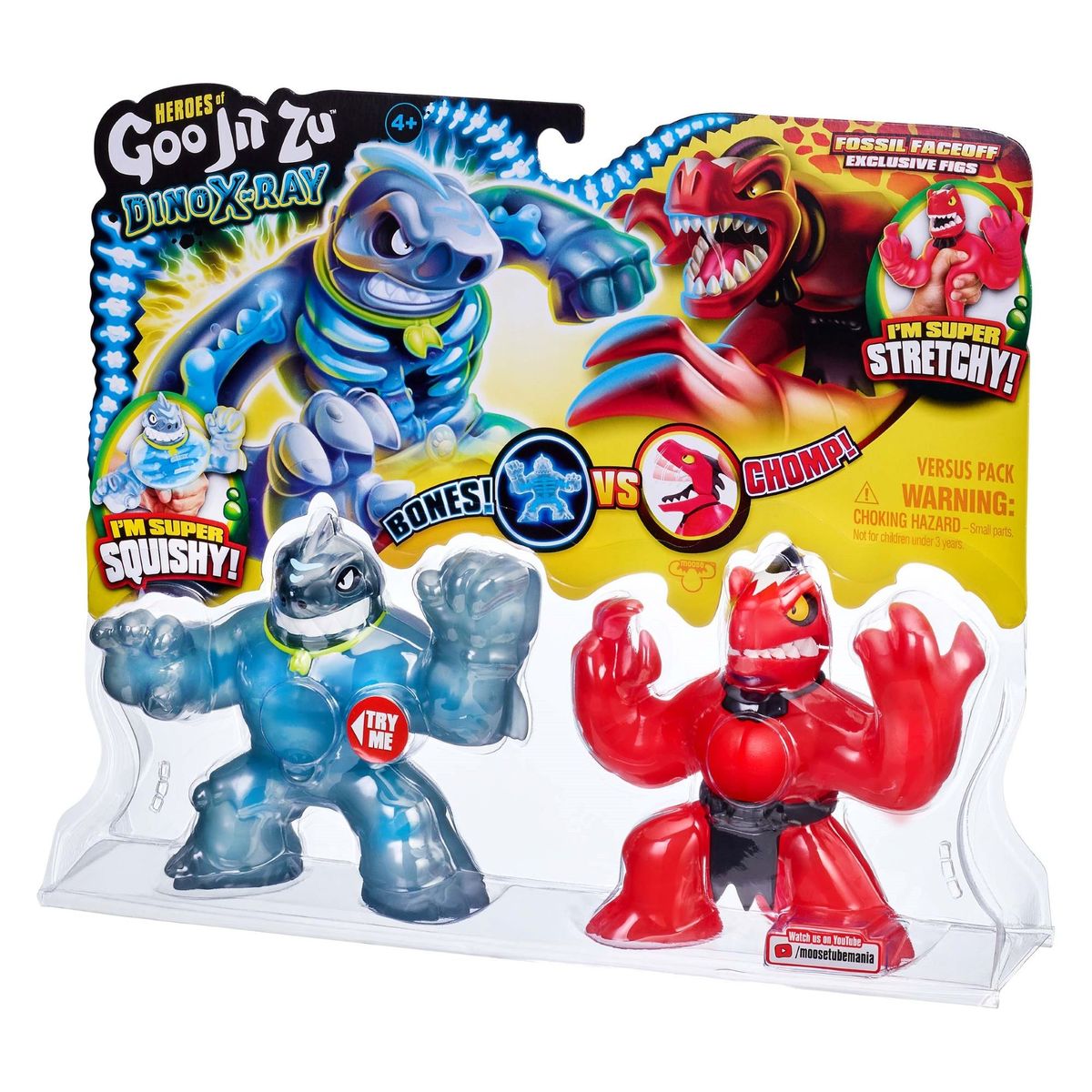 BOING TOYS - GOO JIT ZU DINO X-RAY X 2 VERSUS SU
