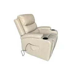 GENERICO - BERGERE BIG BOSS MASAJE Y ELEVACION RECLINABLE ELECTRICO ECOMUSO