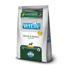 VETLIFE - Vet Life Obesity & Diabetic Mini Canino 2kg -