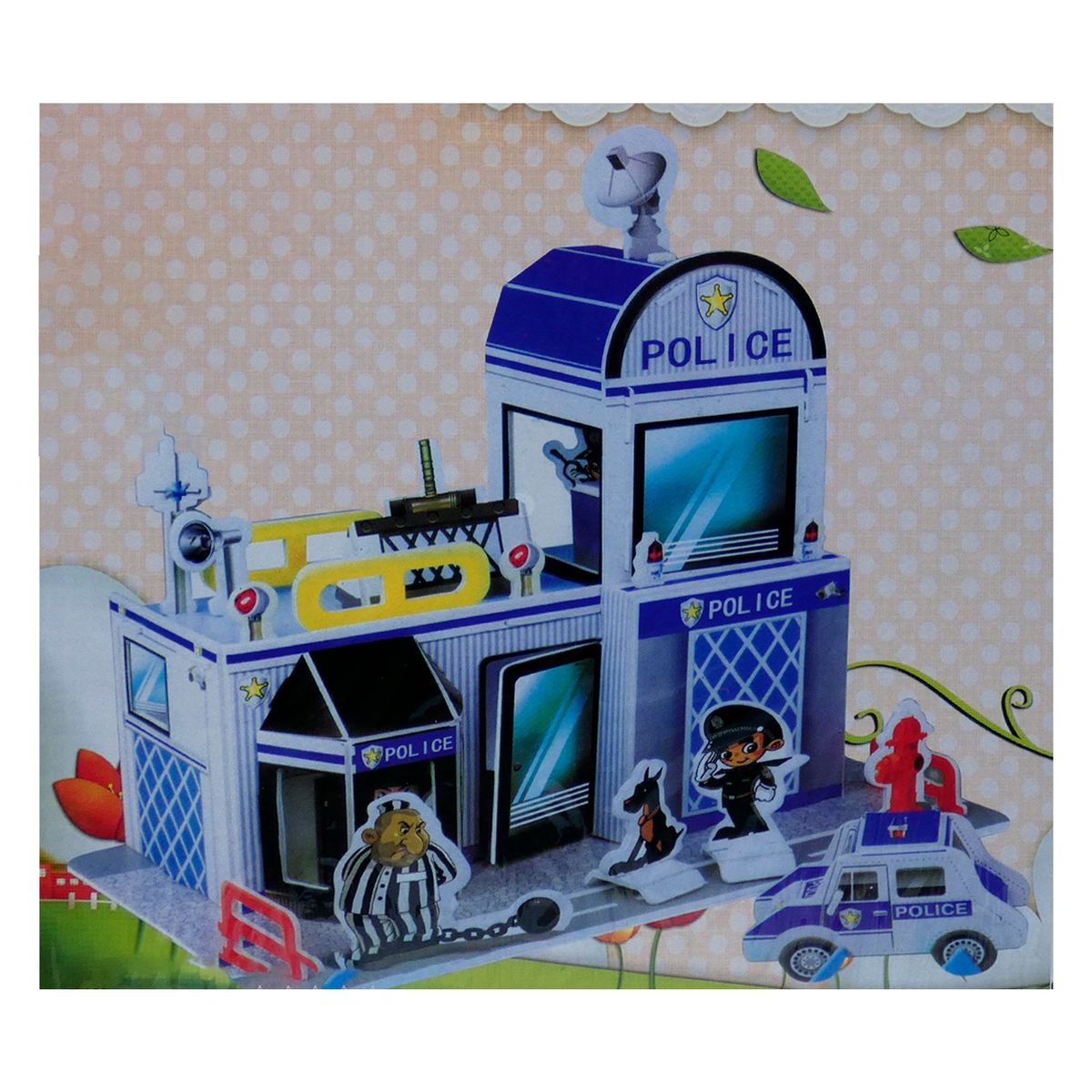 GENERICO - Juego De Rompecabezas  Puzzle 3d - Estación De Policía