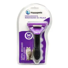 BUEN AMIGO - Cepillo Renovador De Pelaje Para Gatos Pelo Largo Happypets